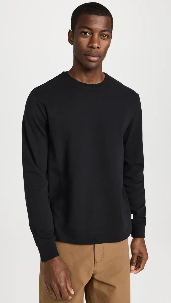 Frame Duo Fold Long Sleeve Crew | Thumbnail 2 Frame Duo Fold Long Sleeve Crew | Thumbnail 2