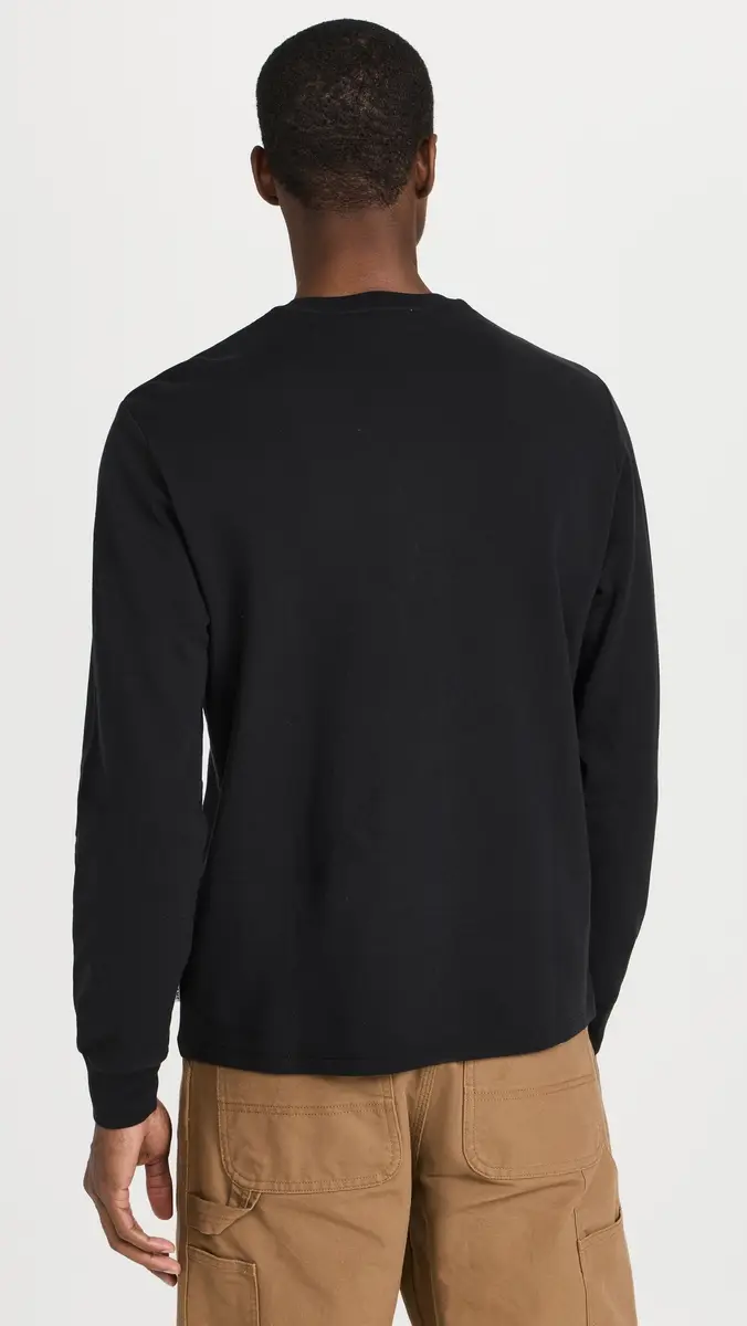 Frame Duo Fold Long Sleeve Crew | Thumbnail 3 Frame Duo Fold Long Sleeve Crew | Thumbnail 3