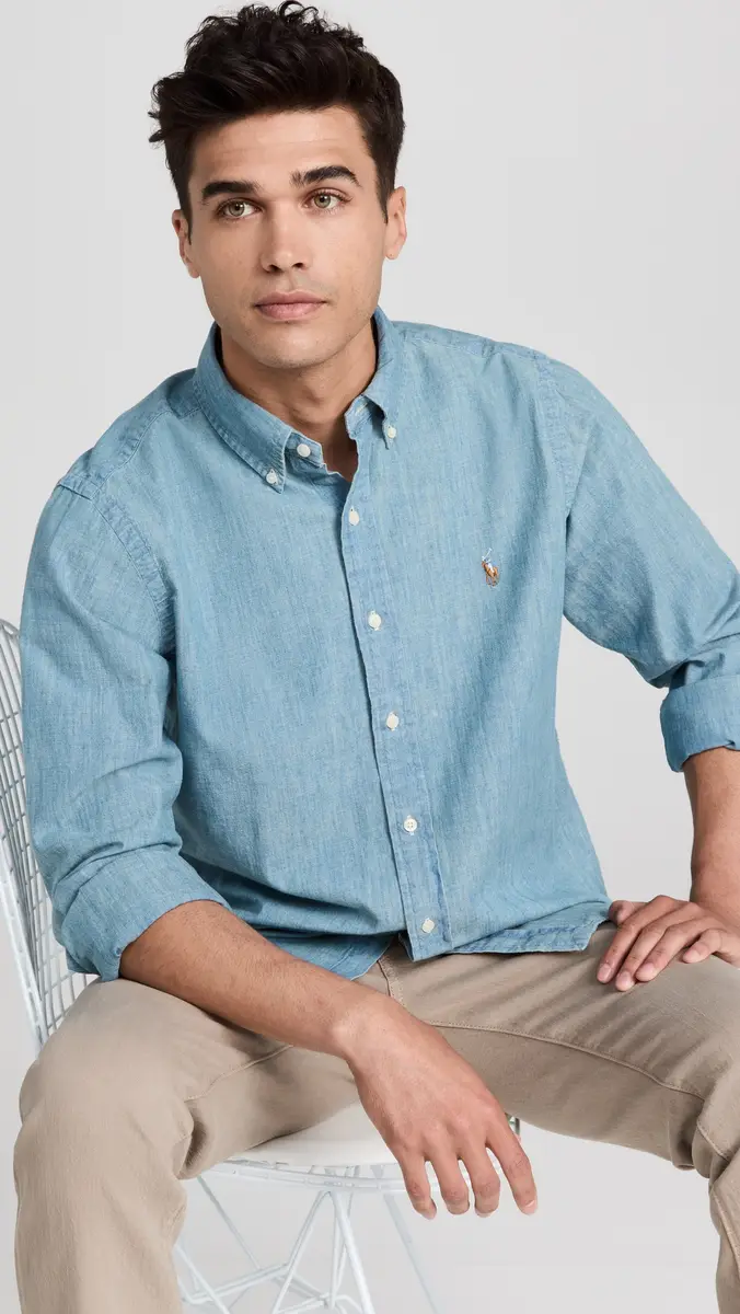 Polo Ralph Lauren Classic Fit Chambray Shirt | Thumbnail 2 Polo Ralph Lauren Classic Fit Chambray Shirt | Thumbnail 2