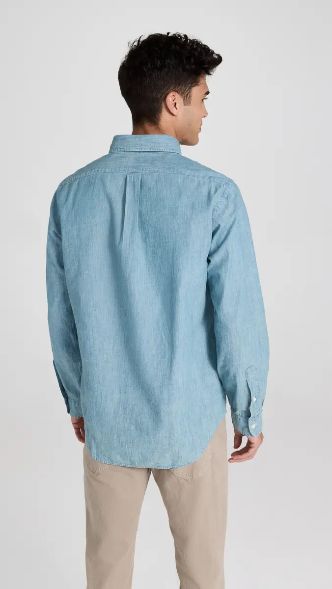 Polo Ralph Lauren Classic Fit Chambray Shirt | Thumbnail 3 Polo Ralph Lauren Classic Fit Chambray Shirt | Thumbnail 3