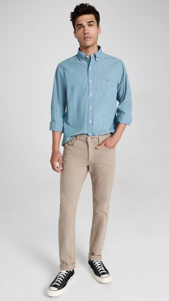 Polo Ralph Lauren Classic Fit Chambray Shirt | Thumbnail 5 Polo Ralph Lauren Classic Fit Chambray Shirt | Thumbnail 5