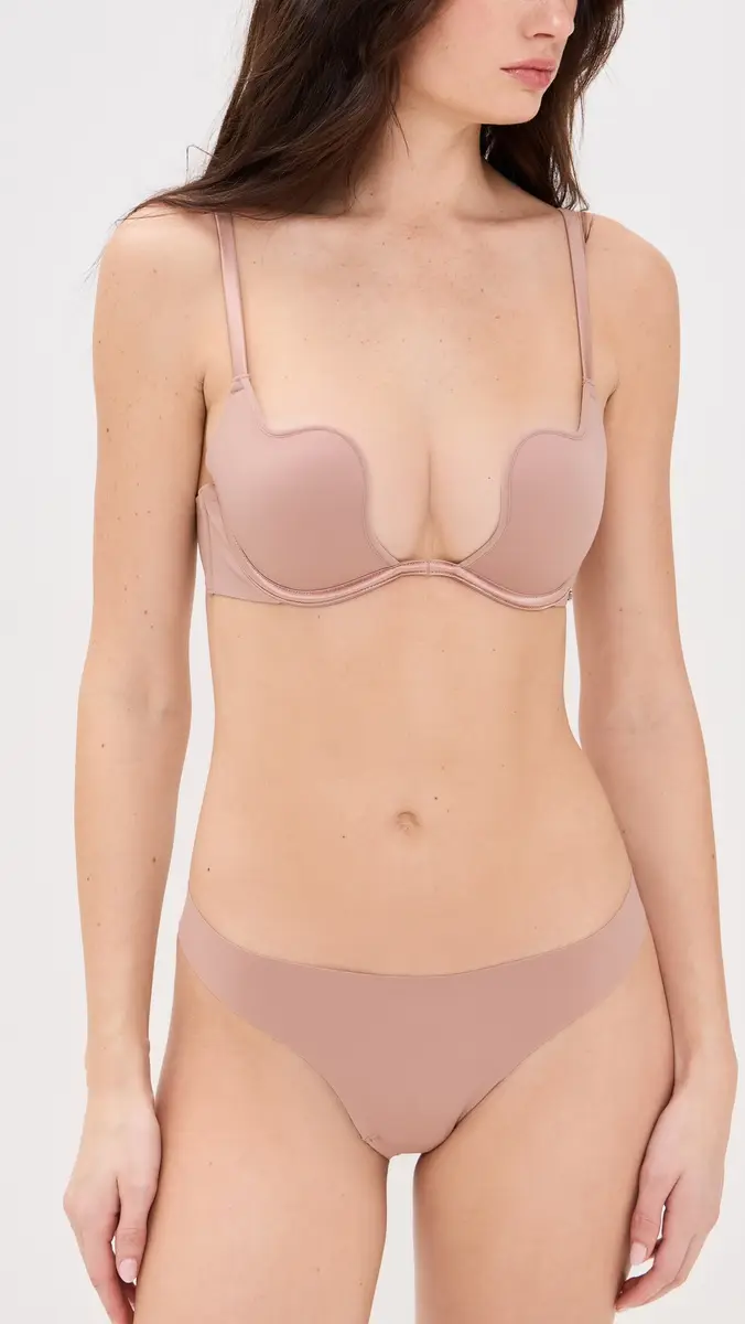 Fleur du Mal Le Stretch Micro U-Plunge Bra | Thumbnail 5