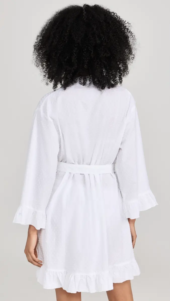 Petite Plume Women's Swiss Dot Robe | Thumbnail 3 Petite Plume Women's Swiss Dot Robe | Thumbnail 3