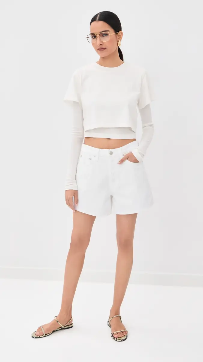 AGOLDE Leith Low Slung Relaxed Fit Shorts | Thumbnail 5 AGOLDE Leith Low Slung Relaxed Fit Shorts | Thumbnail 5