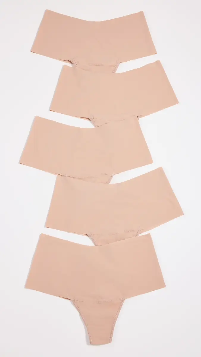 Hanky Panky Breathe High Rise Thong 5 Pack | Thumbnail 2