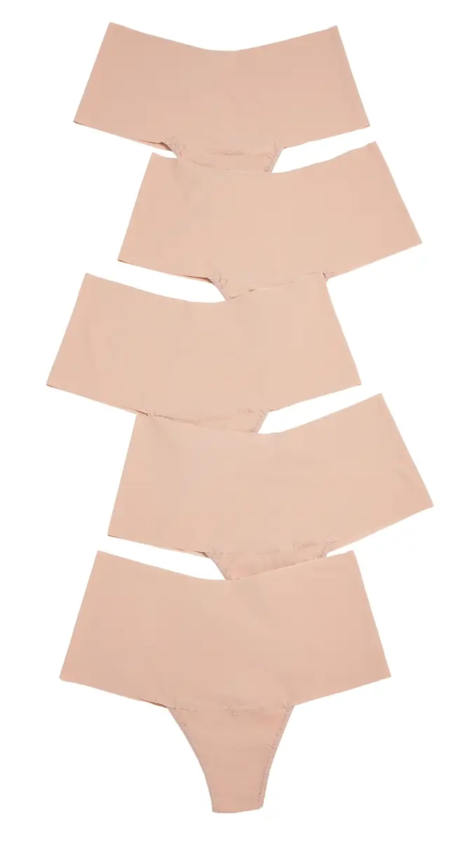 Hanky Panky Breathe High Rise Thong 5 Pack | Thumbnail 6