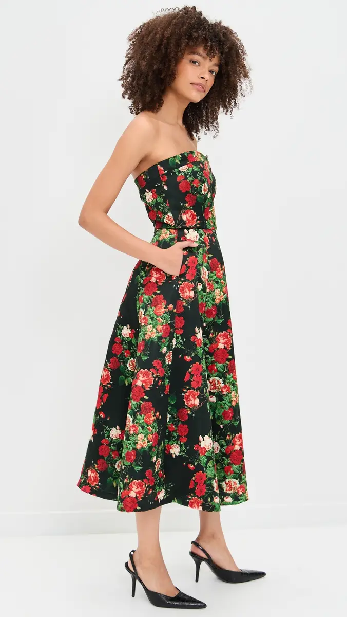 Damaris Bailey Blanca Dress Black Floral | Thumbnail 4 Damaris Bailey Blanca Dress Black Floral | Thumbnail 4