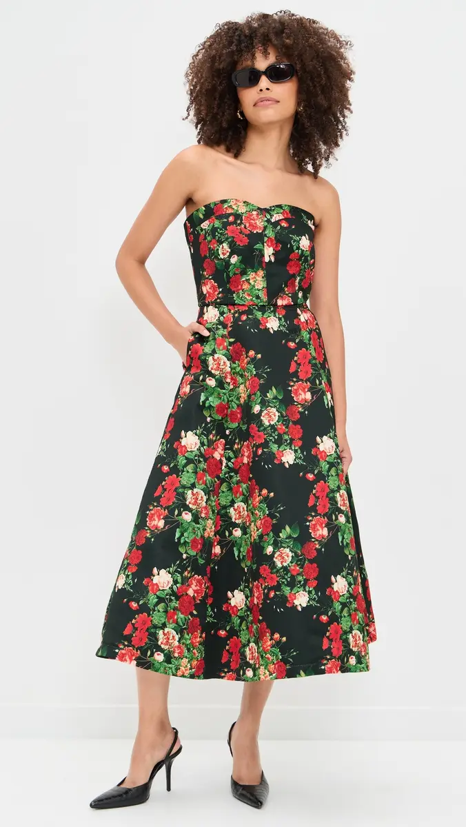 Damaris Bailey Blanca Dress Black Floral | Thumbnail 5 Damaris Bailey Blanca Dress Black Floral | Thumbnail 5