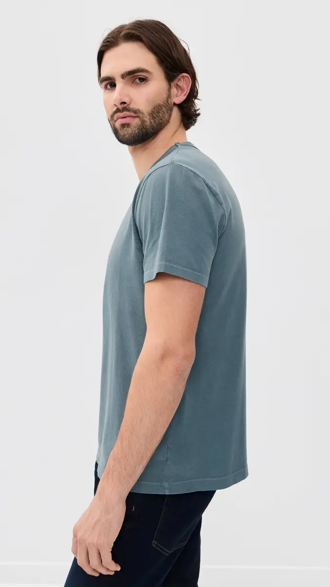 Citizens of Humanity Everyday Tee Stone Blue | Thumbnail 4 Citizens of Humanity Everyday Tee Stone Blue | Thumbnail 4