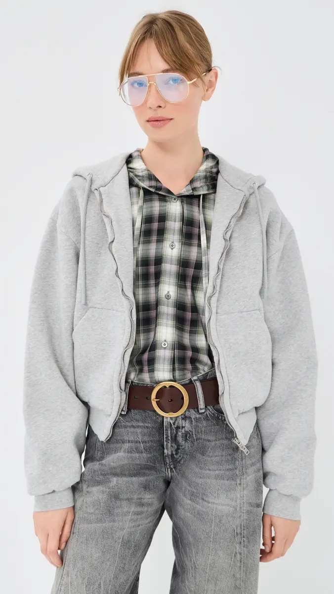 Acne Studios Hooded Sweatshirt Grey elange | Thumbnail 2 Acne Studios Hooded Sweatshirt Grey elange | Thumbnail 2