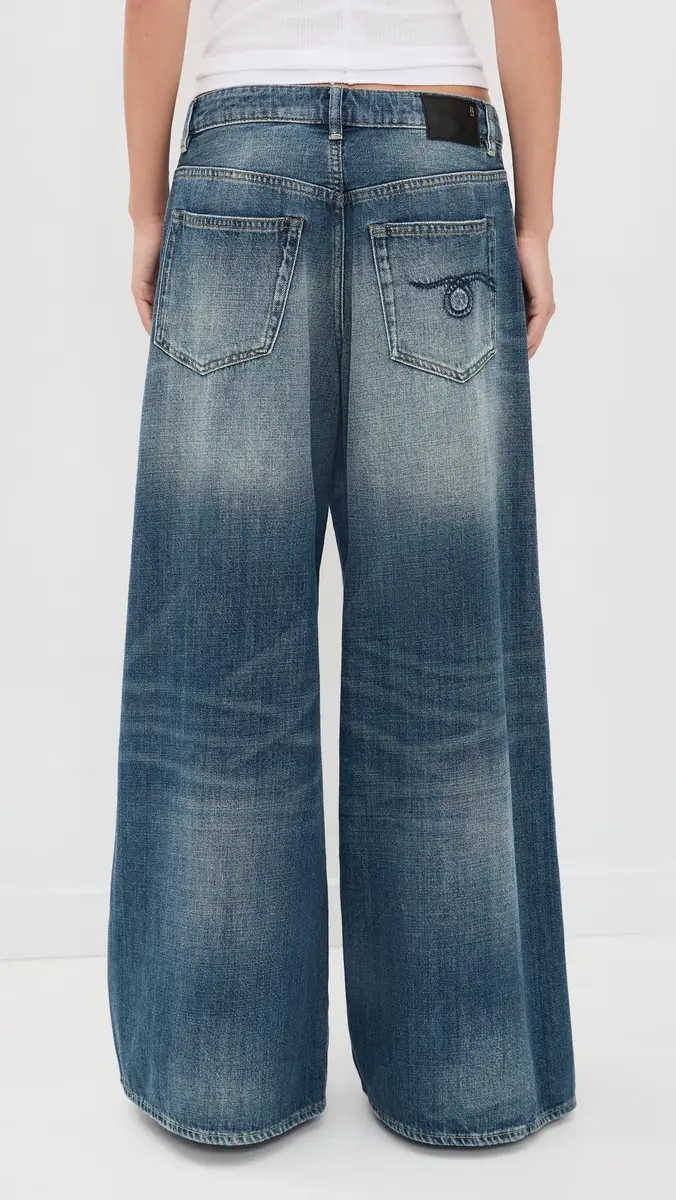 R13 Nico Wrap Jeans Raine Blue | Thumbnail 3 R13 Nico Wrap Jeans Raine Blue | Thumbnail 3