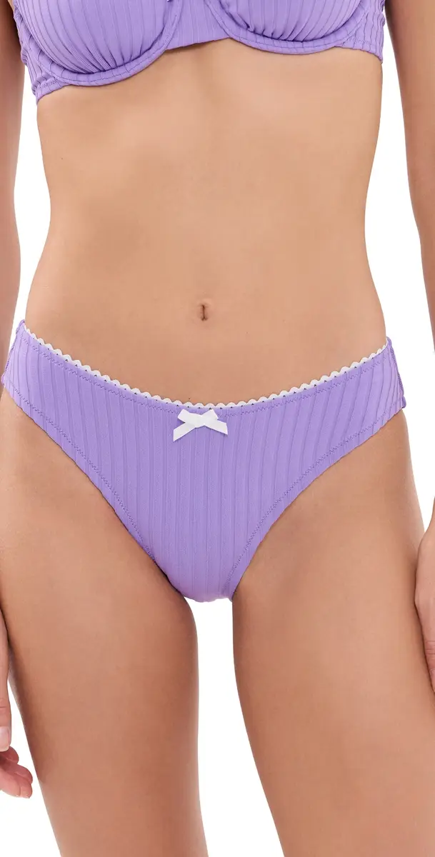 Solid & Striped The Daphne Bikini Bottoms Ultra Violet | Image 1 Solid & Striped The Daphne Bikini Bottoms Ultra Violet | Image 1
