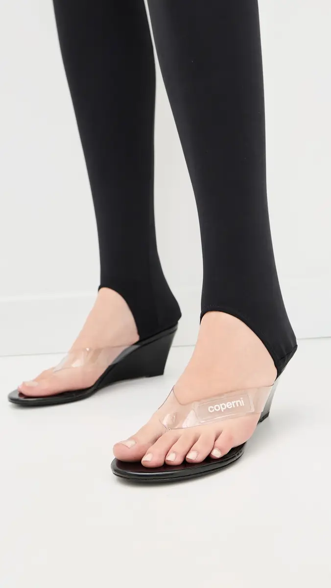 Coperni Wedge Sandals Clear | Thumbnail 3