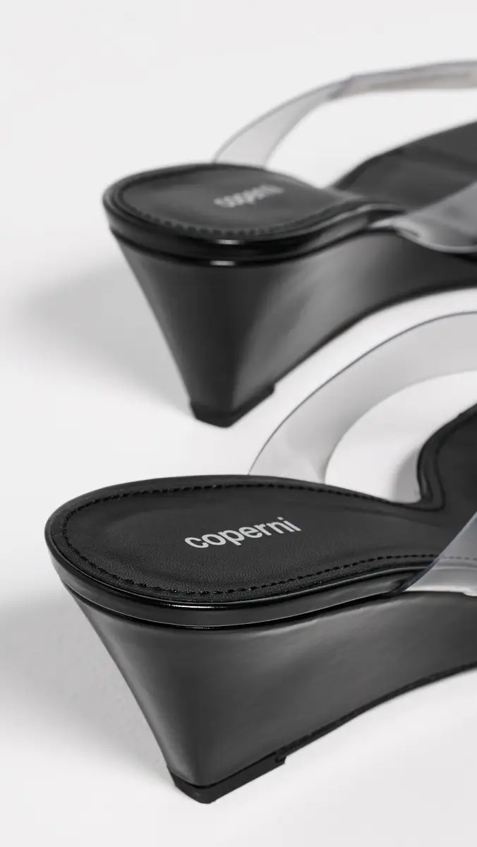 Coperni Wedge Sandals Clear | Thumbnail 4