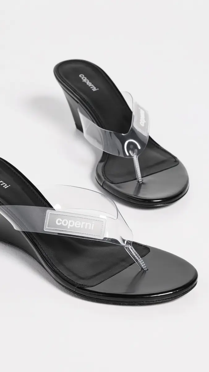 Coperni Wedge Sandals Clear | Thumbnail 5
