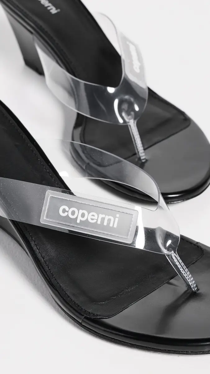 Coperni Wedge Sandals Clear | Thumbnail 6