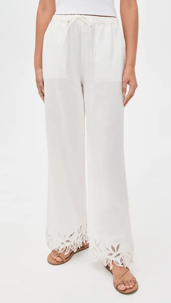 RAILS Emmie Pants White Palm Embroidery | Thumbnail 2 RAILS Emmie Pants White Palm Embroidery | Thumbnail 2