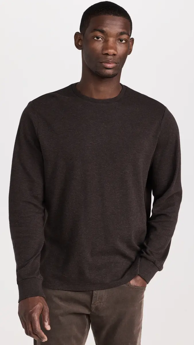 Frame Duo Fold Long Sleeve Crew | Thumbnail 2 Frame Duo Fold Long Sleeve Crew | Thumbnail 2