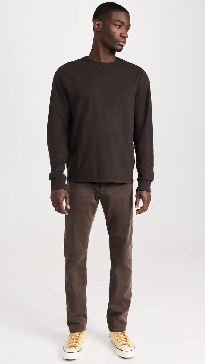 Frame Duo Fold Long Sleeve Crew | Thumbnail 5 Frame Duo Fold Long Sleeve Crew | Thumbnail 5
