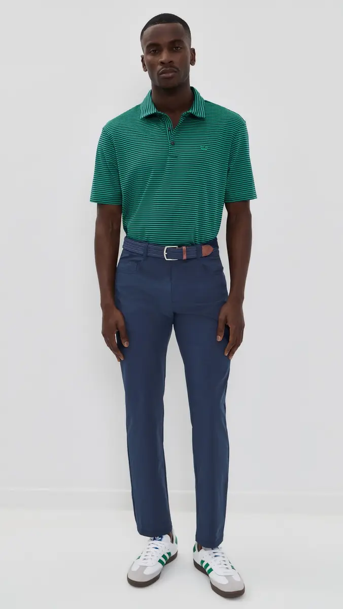 Adidas Golf Originals Stripe Pique Polo | Thumbnail 5