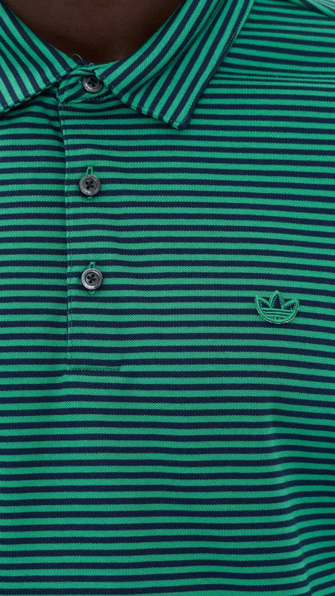 Adidas Golf Originals Stripe Pique Polo | Thumbnail 6
