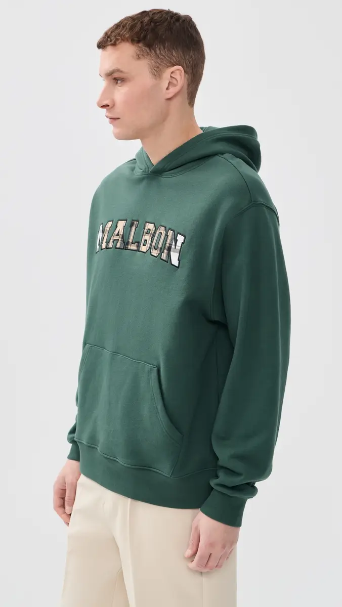 Malbon Fesque Preston Hoodie Hunter Green | Thumbnail 4 Malbon Fesque Preston Hoodie Hunter Green | Thumbnail 4