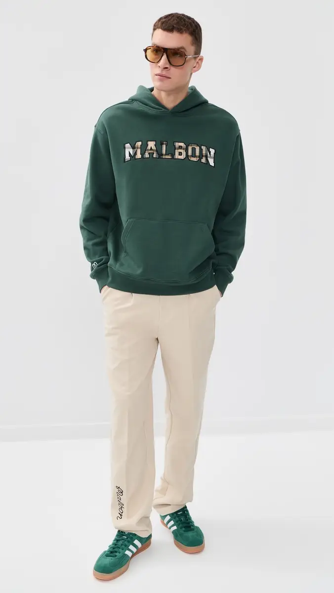 Malbon Fesque Preston Hoodie Hunter Green | Thumbnail 5 Malbon Fesque Preston Hoodie Hunter Green | Thumbnail 5