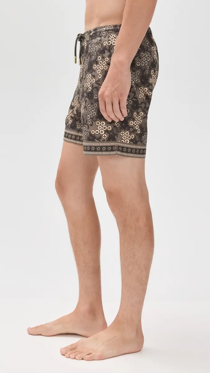 Orlebar Brown Bulldog Drawcord Paisley Bloom 6 Shorts | Thumbnail 4