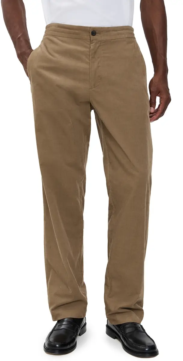 Vince Louie Corduroy Elastic Waist Pants Teton | Image 1 Vince Louie Corduroy Elastic Waist Pants Teton | Image 1