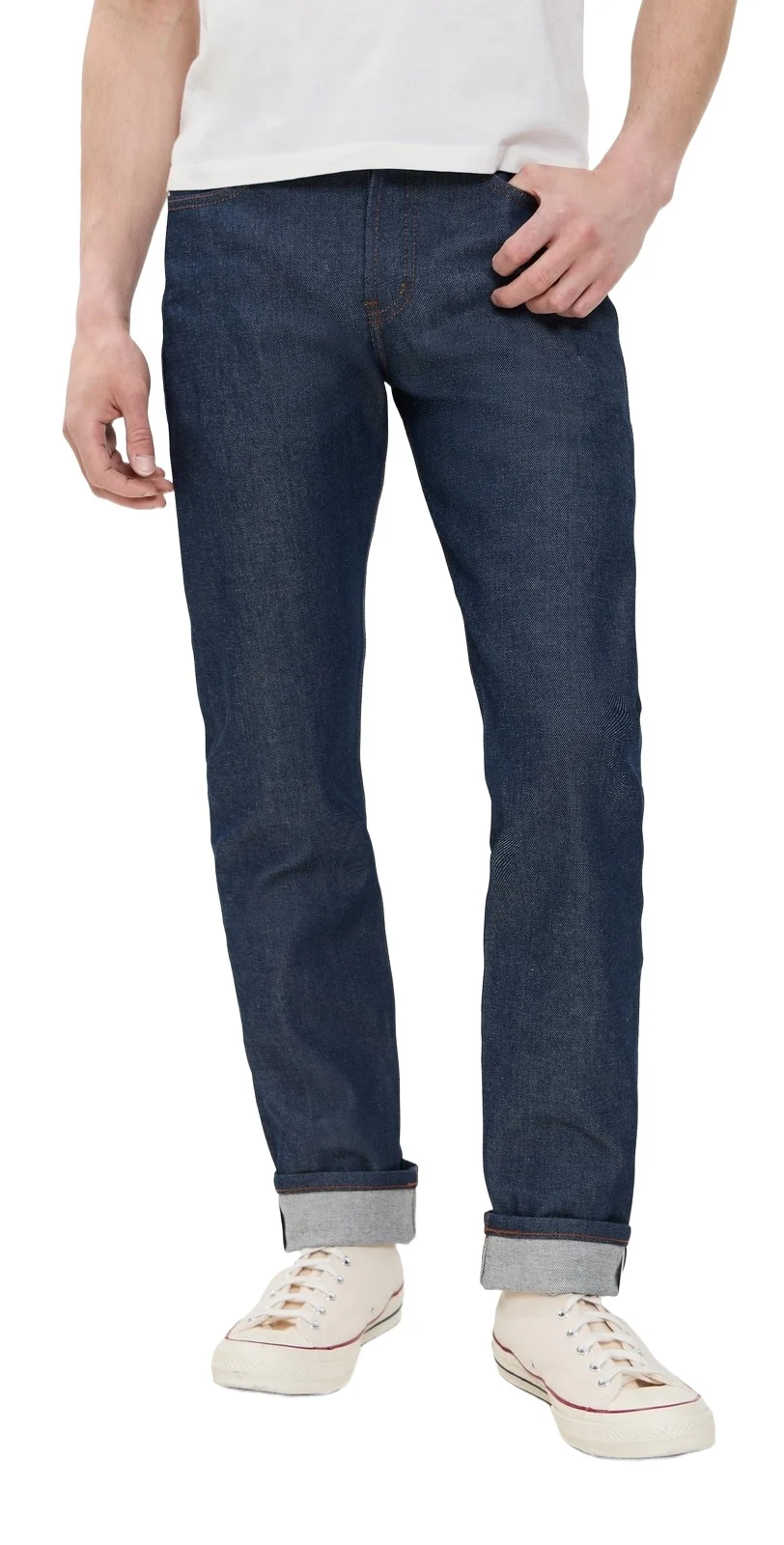 Naked & Famous Denim Weird Guy Natural Indigo Selvedge Jeans