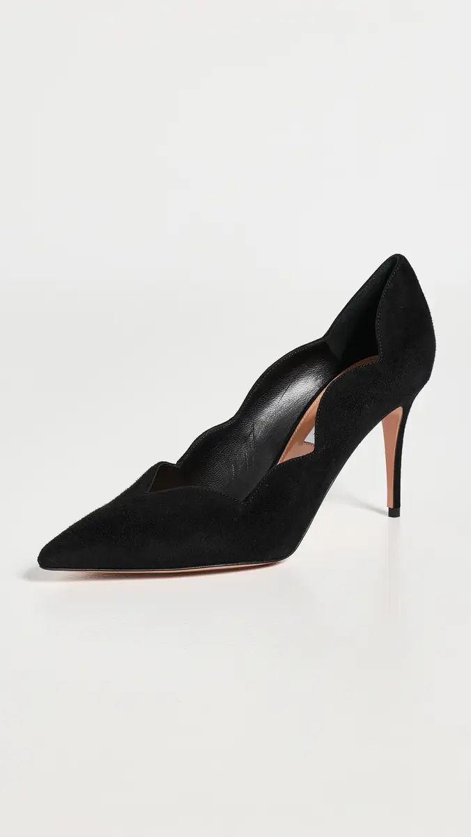 Aquazzura Petal Pumps 85 Black | Thumbnail 2