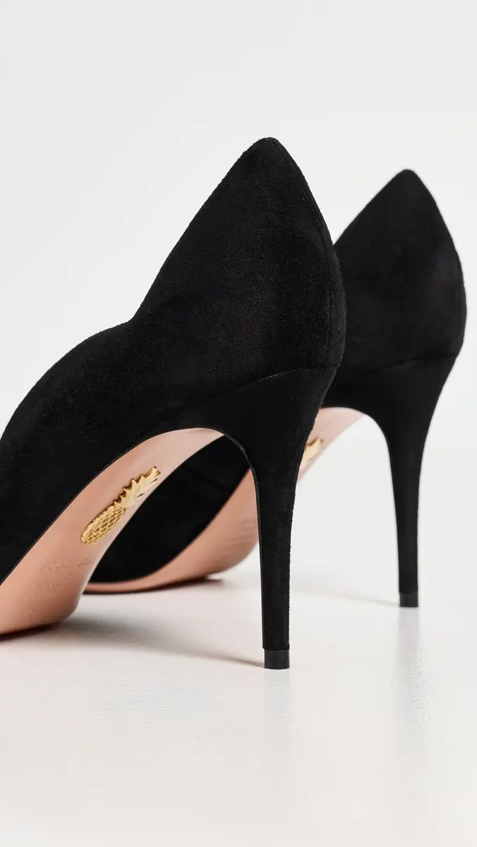 Aquazzura Petal Pumps 85 Black | Thumbnail 4