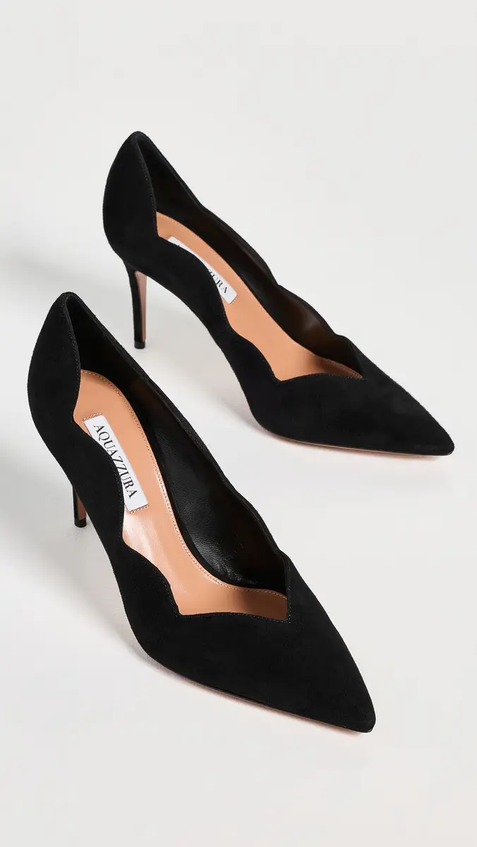 Aquazzura Petal Pumps 85 Black | Thumbnail 5