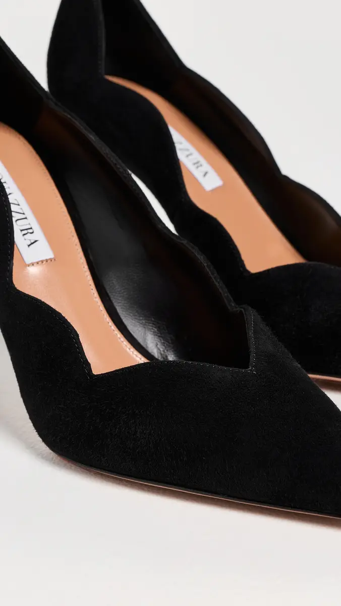 Aquazzura Petal Pumps 85 Black | Thumbnail 6