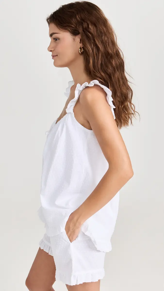 Petite Plume Swiss Dots Camisole Short Set | Thumbnail 4