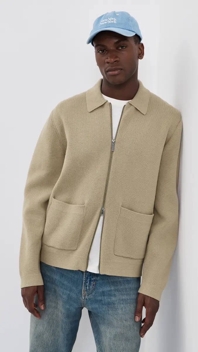 Les Deux Fischer Cotton Milano Zip Jacket | Thumbnail 2 Les Deux Fischer Cotton Milano Zip Jacket | Thumbnail 2