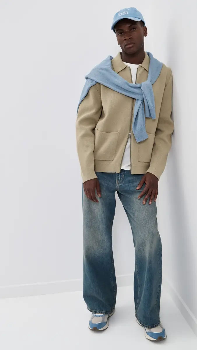 Les Deux Fischer Cotton Milano Zip Jacket | Thumbnail 5 Les Deux Fischer Cotton Milano Zip Jacket | Thumbnail 5