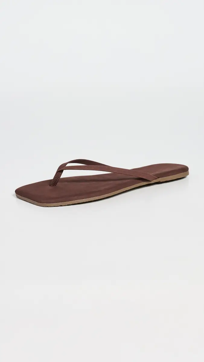 TKEES Lily Suede Flip Flops Bourbon | Thumbnail 2