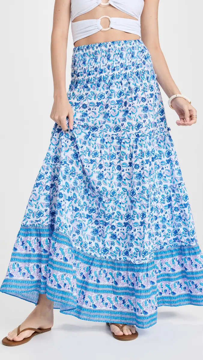 Playa Lucila Printed Ruffle Skirt | Thumbnail 2 Playa Lucila Printed Ruffle Skirt | Thumbnail 2