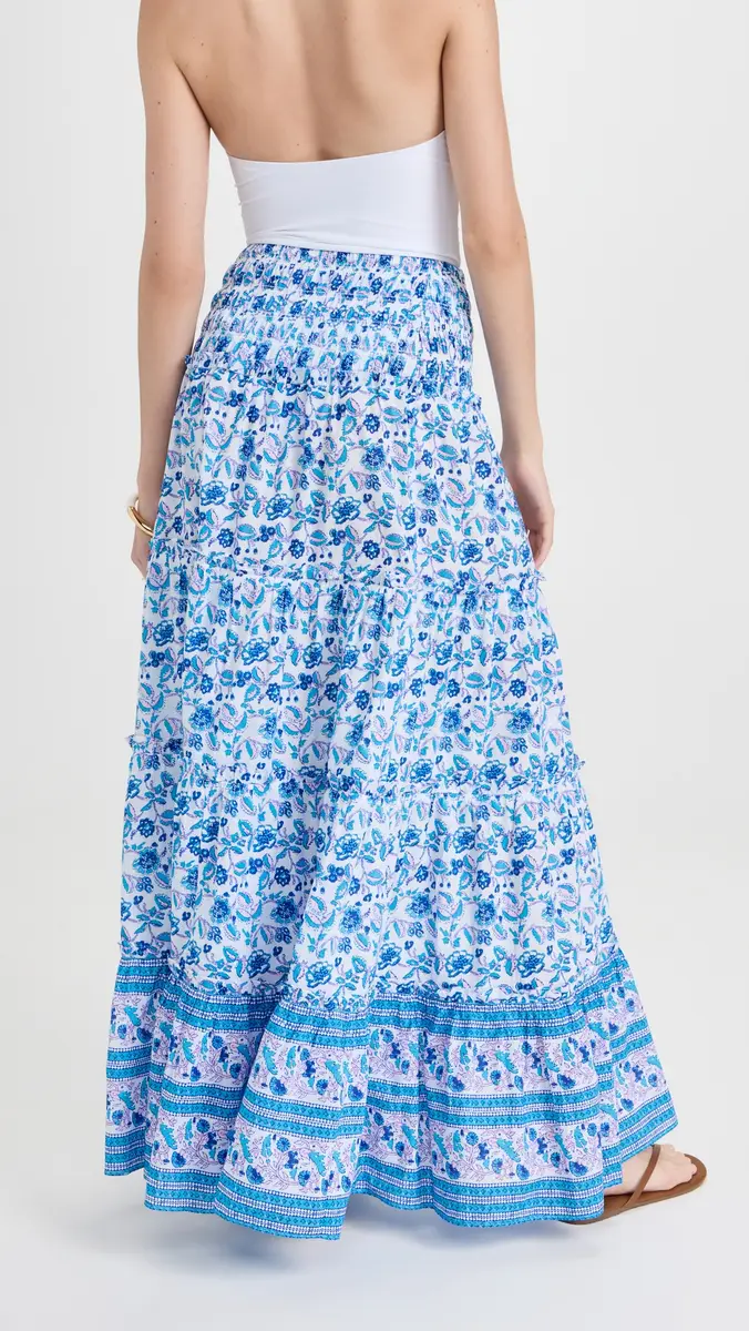 Playa Lucila Printed Ruffle Skirt | Thumbnail 3 Playa Lucila Printed Ruffle Skirt | Thumbnail 3