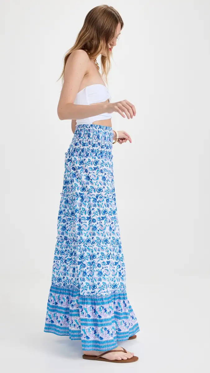 Playa Lucila Printed Ruffle Skirt | Thumbnail 4 Playa Lucila Printed Ruffle Skirt | Thumbnail 4