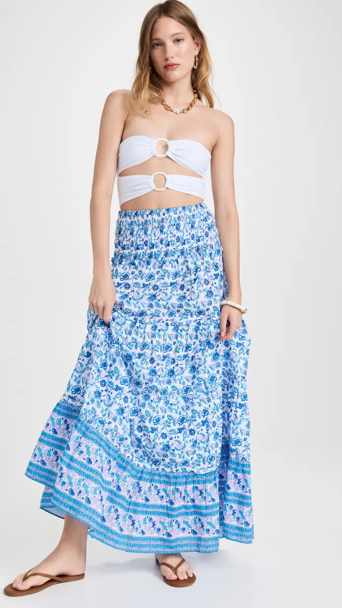 Playa Lucila Printed Ruffle Skirt | Thumbnail 5 Playa Lucila Printed Ruffle Skirt | Thumbnail 5