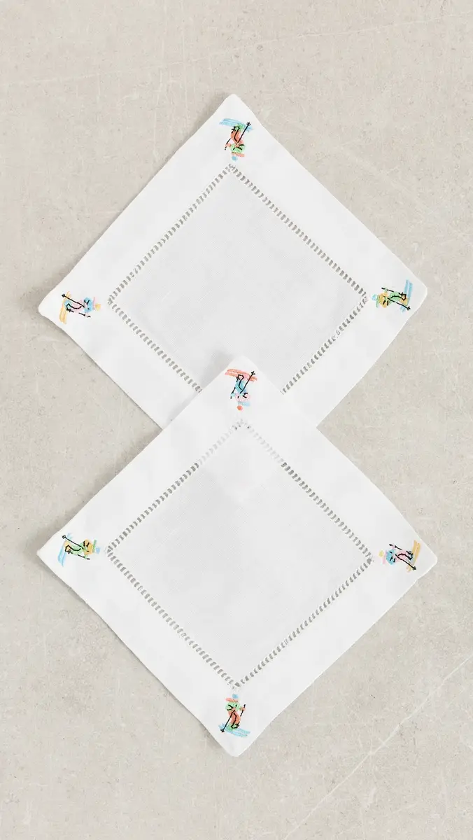 Abbode Skier Napkins | Thumbnail 2