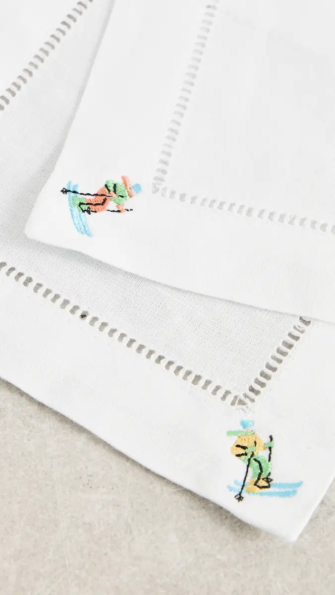 Abbode Skier Napkins | Thumbnail 3