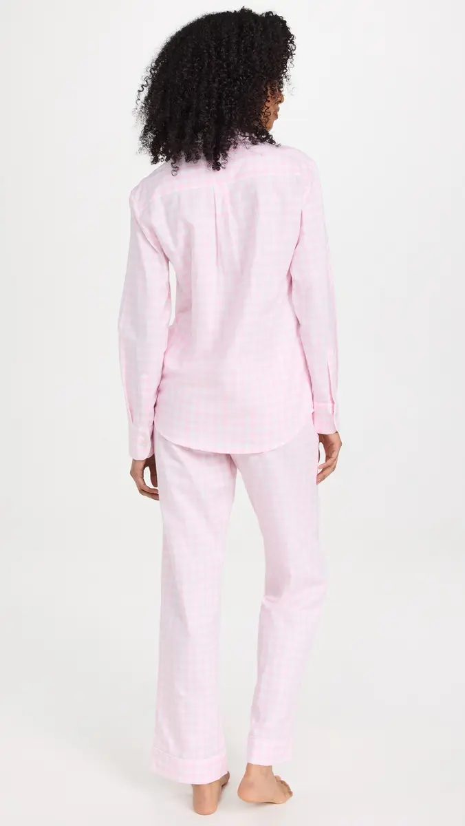 Petite Plume Pink Gingham Pajama Set | Thumbnail 3 Petite Plume Pink Gingham Pajama Set | Thumbnail 3