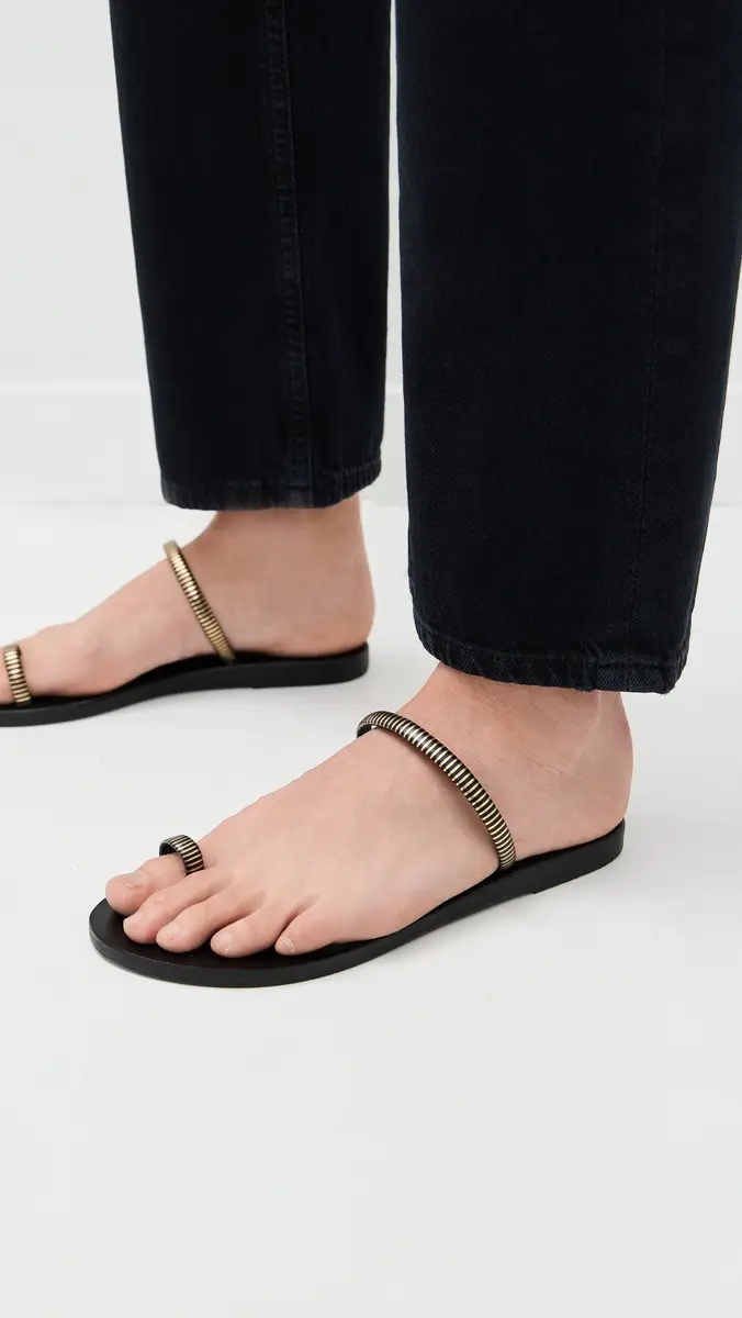 Ancient Greek Sandals Nora Sandals Gold | Thumbnail 3