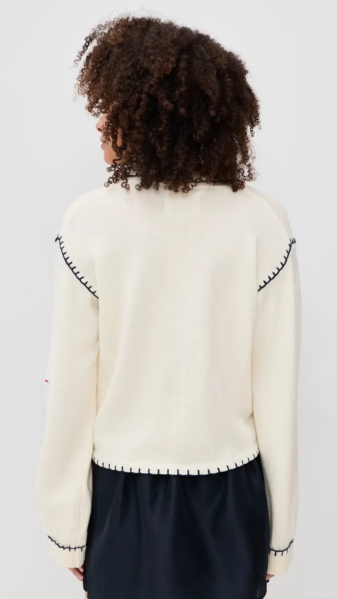 Bailey Rose Nautical Cardigan Cream | Thumbnail 3 Bailey Rose Nautical Cardigan Cream | Thumbnail 3