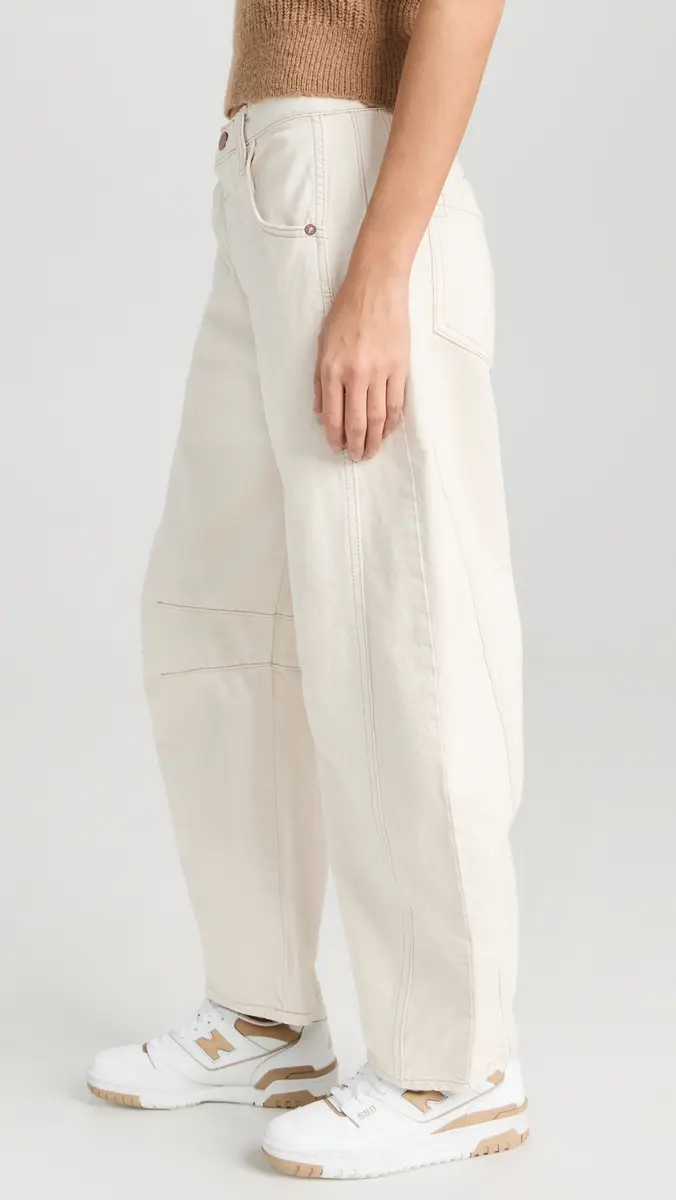 Free People We The Free Good Luck Barrel Jeans | Thumbnail 4 Free People We The Free Good Luck Barrel Jeans | Thumbnail 4