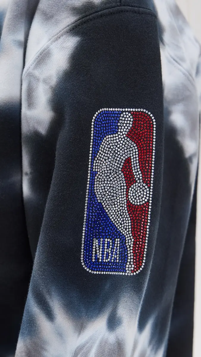 DANNIJOPRO Miami Heat Team Crew Sweatshirt Heather Grey | Thumbnail 6