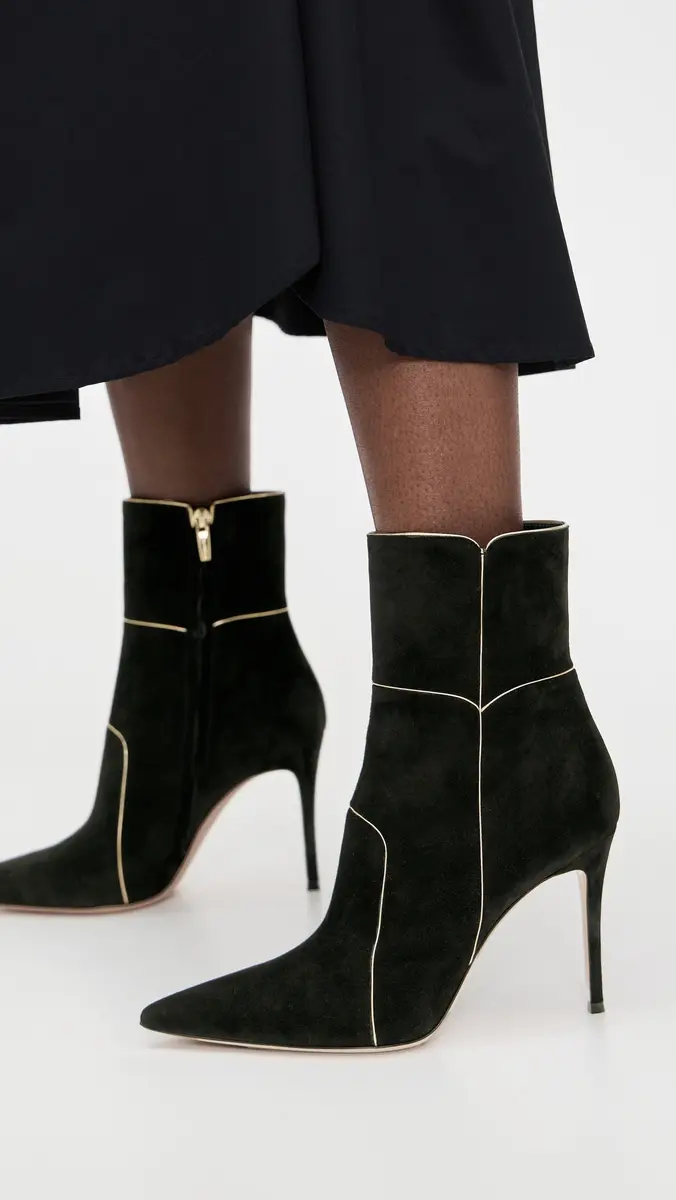 Gianvito Rossi Camoscio Nappa Silk Boots | Thumbnail 3 Gianvito Rossi Camoscio Nappa Silk Boots | Thumbnail 3